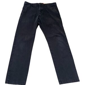 Dockers Smart 360 Flex Slim Fit Black Pants W33 32 L27.5 Cotton Stretch‎ Comfort